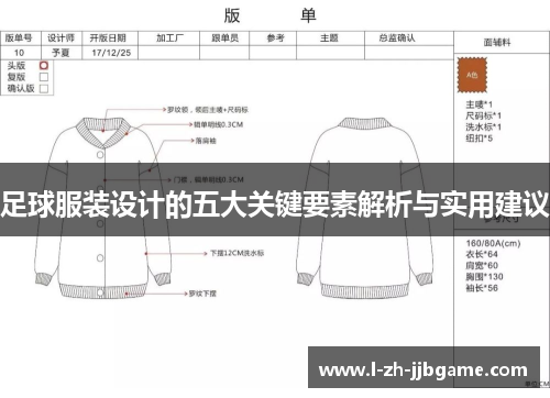 足球服装设计的五大关键要素解析与实用建议